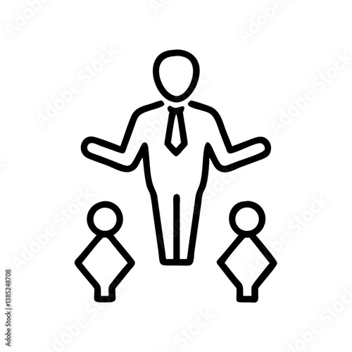 role-model flat vector