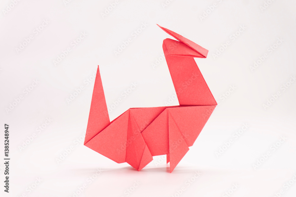 Origami Dinosaur. Paper Dinosaur. Paper crafts Origami Dinosaur. Paper Dinosaur. Paper crafts
