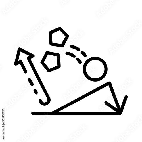 gravity flat vector