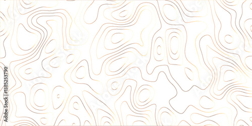 Organic abstract pattern inspired by terrain lines and elevation map contours

