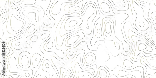 Organic abstract pattern inspired by terrain lines and elevation map contours

