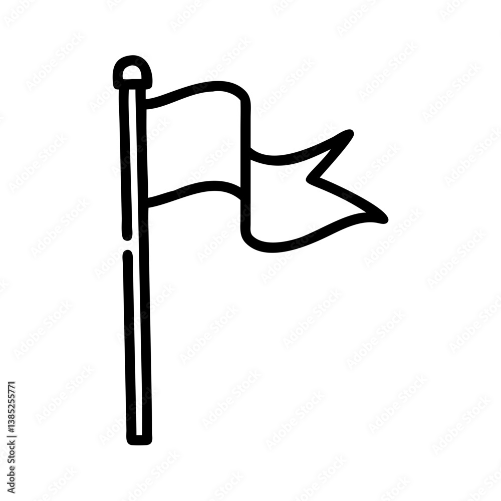 Fototapeta premium flag flat vector