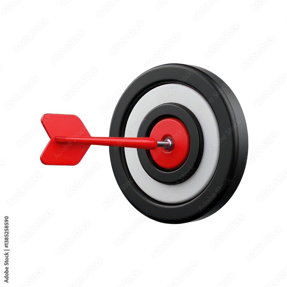 Red Arrow Aim To Business Target Goal Hit Success Center Accuracy Competition Symbol Or Strategy Dartboard And Winner Bullseye Archery Isolated On Transparent Background , Generative AI Red Arrow Aim To Business Target Goal Hit Success Center Accuracy Competition Symbol Or Strategy Dartboard And Winner Bullseye Archery Isolated On Transparent Background , Generative AI
