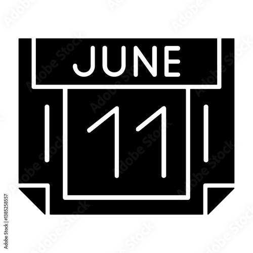 11 June Solid Style Icon