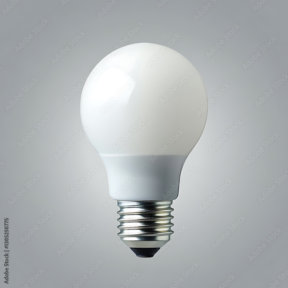 Single LED Light Bulb Modern Energy Efficient Design Single LED Light Bulb Modern Energy Efficient Design