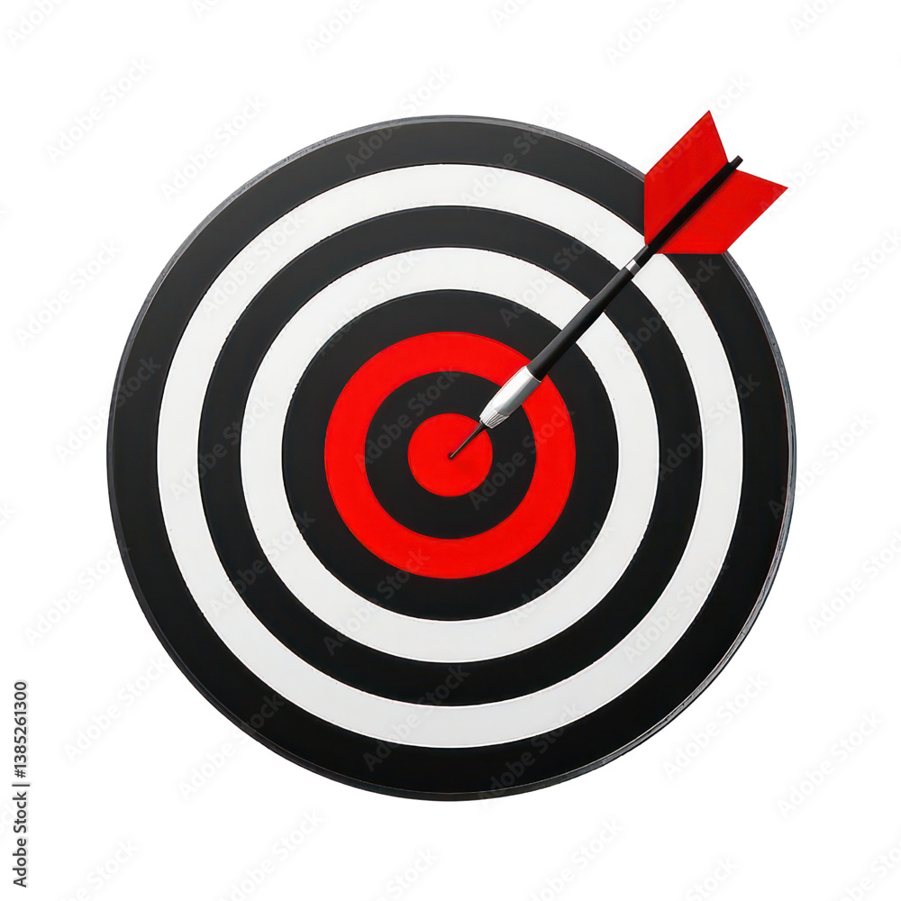 Red Arrow Aim To Business Target Goal Hit Success Center Accuracy Competition Symbol Or Strategy Dartboard And Winner Bullseye Archery Isolated On Transparent Background , Generative AI Red Arrow Aim To Business Target Goal Hit Success Center Accuracy Competition Symbol Or Strategy Dartboard And Winner Bullseye Archery Isolated On Transparent Background , Generative AI