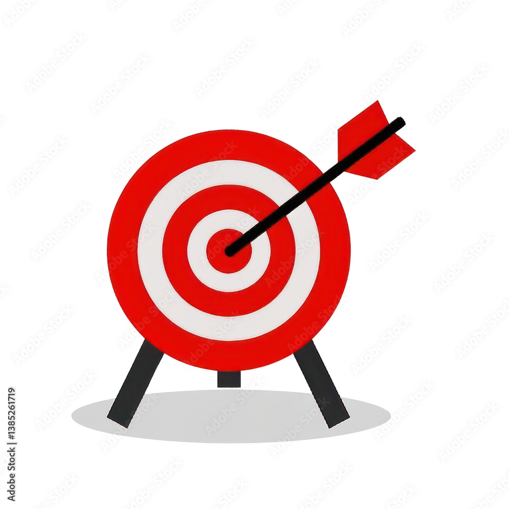 Red Arrow Aim To Business Target Goal Hit Success Center Accuracy Competition Symbol Or Strategy Dartboard And Winner Bullseye Archery Isolated On Transparent Background , Generative AI Red Arrow Aim To Business Target Goal Hit Success Center Accuracy Competition Symbol Or Strategy Dartboard And Winner Bullseye Archery Isolated On Transparent Background , Generative AI