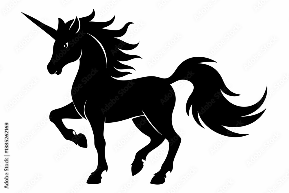 Obraz premium Big horse silhouette 