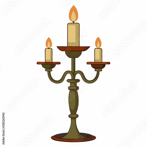 candlestick with candle