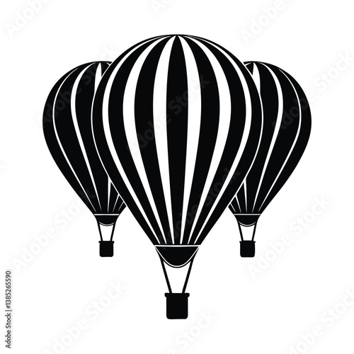 hot air balloon vector