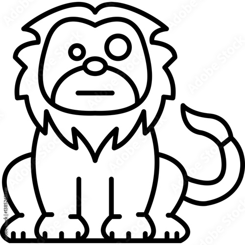 Lion Zany Icon
