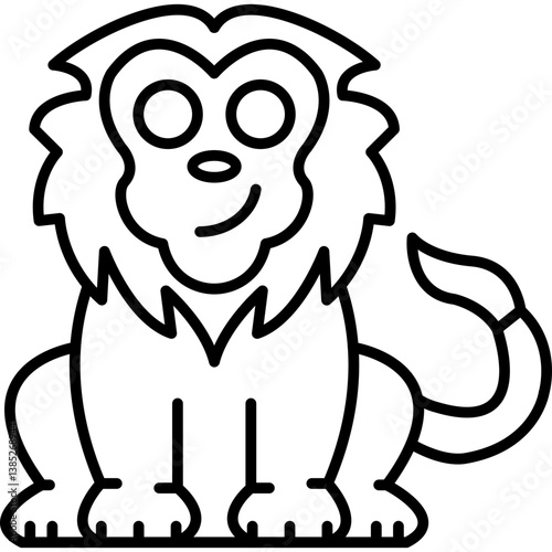Lion Cool Icon