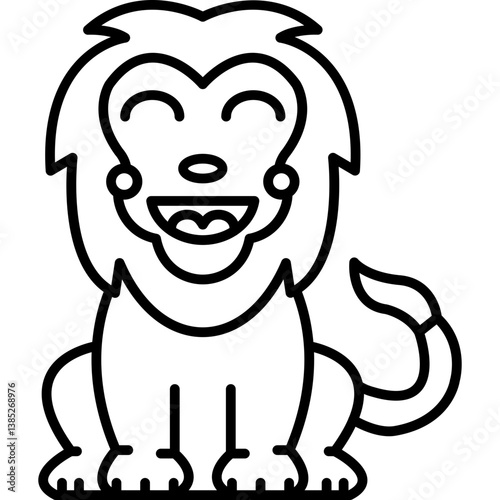 Lion Cute Icon