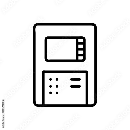 atm flat vector