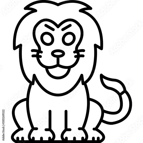 Lion Angry Icon