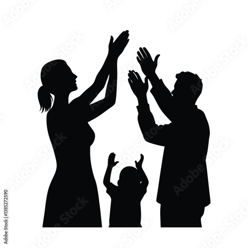 silhouette of a couple