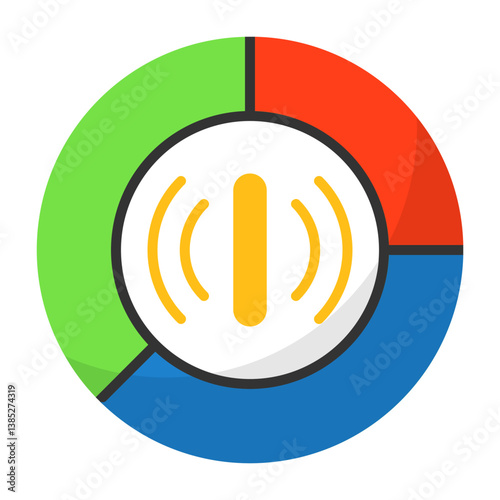 Data usage Flat Icon Style