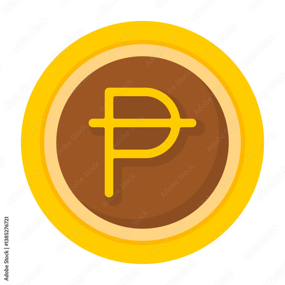 Obraz premium Spain pesetas Flat Icon