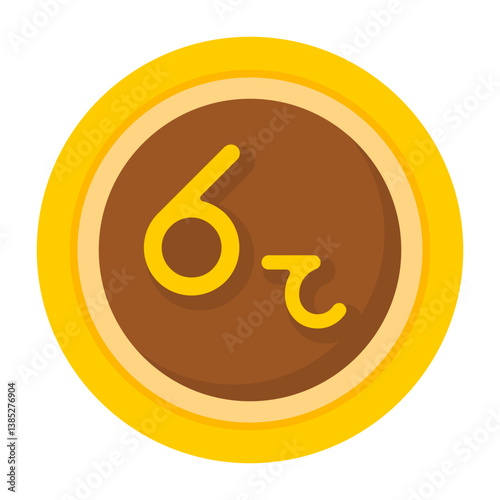 Sri Lankan Rupee Flat Icon