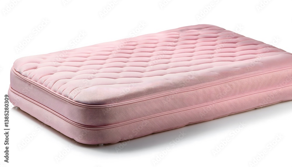 A clean, lightly used pink mattress with a slightly relaxed shape, indicating gentle prior use. Ideal for promoting second-hand or sustainable lifestyle choices. Perfect for reuse, recycling, or eco-c A clean, lightly used pink mattress with a slightly relaxed shape, indicating gentle prior use. Ideal for promoting second-hand or sustainable lifestyle choices. Perfect for reuse, recycling, or eco-c