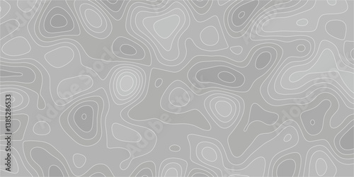 Creative contour illustration inspired by elevation mapping and terrain flow

