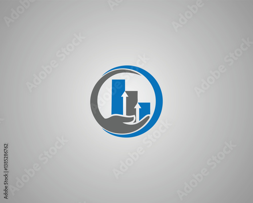 Accounting financial business logo Icon concept template