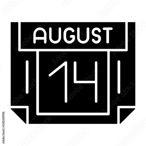 14 August Solid Style Icon