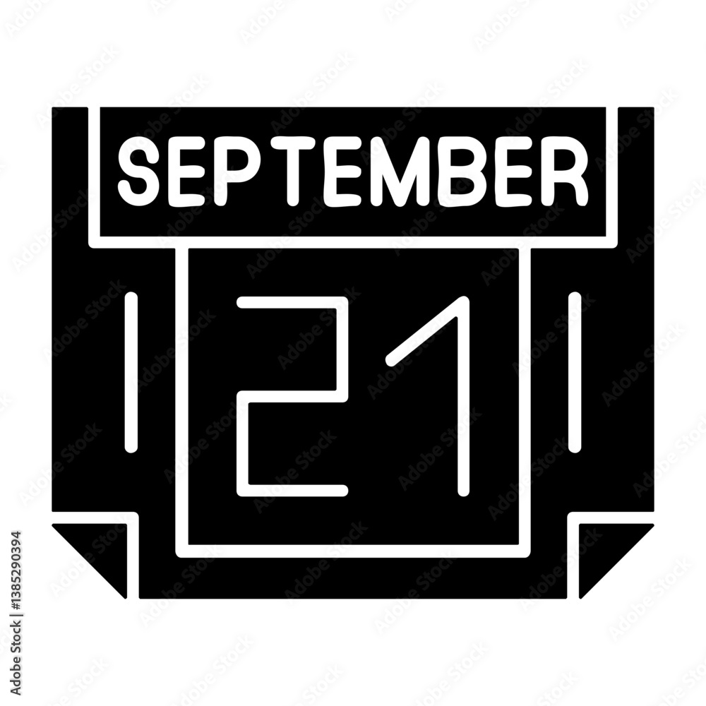 21 September Solid Style Icon 21 September Solid Style Icon