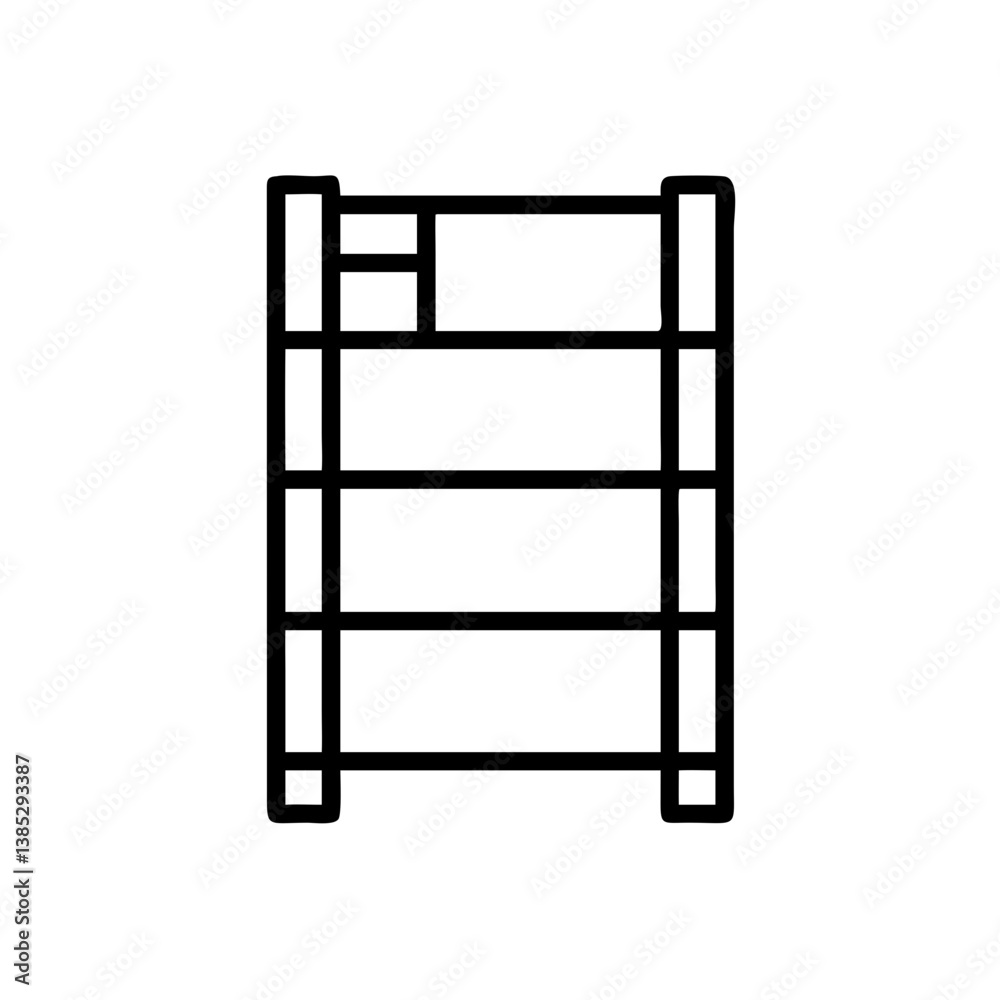 shelving flat vector shelving flat vector