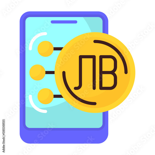 Bulgarian Lev Flat Icon