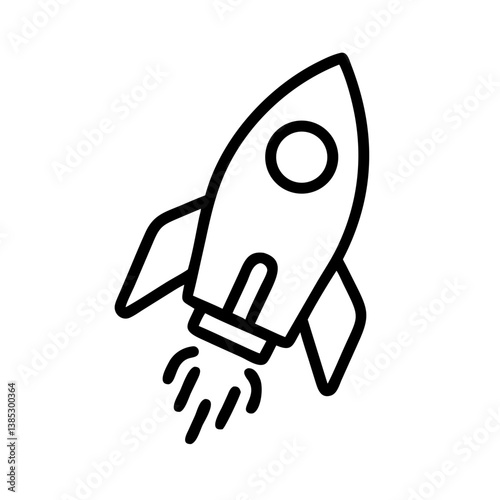 launch flat vector