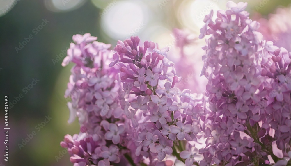 Obraz premium ラベンダーの花の風景、フォトジェニックで美しい花