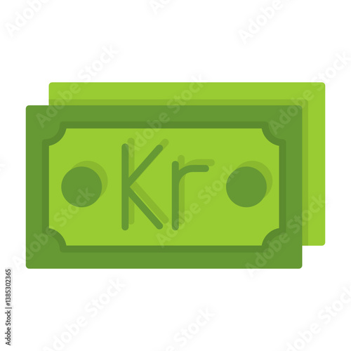 Swedish Krona Note Icon