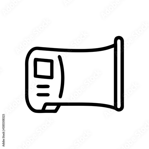 magazine flat vector