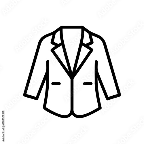 suit flat vector