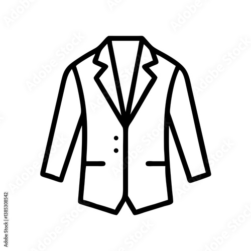 suit flat vector