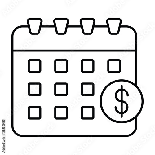 Charity event  thinline icon, vector, pixel perfect, illustrator file