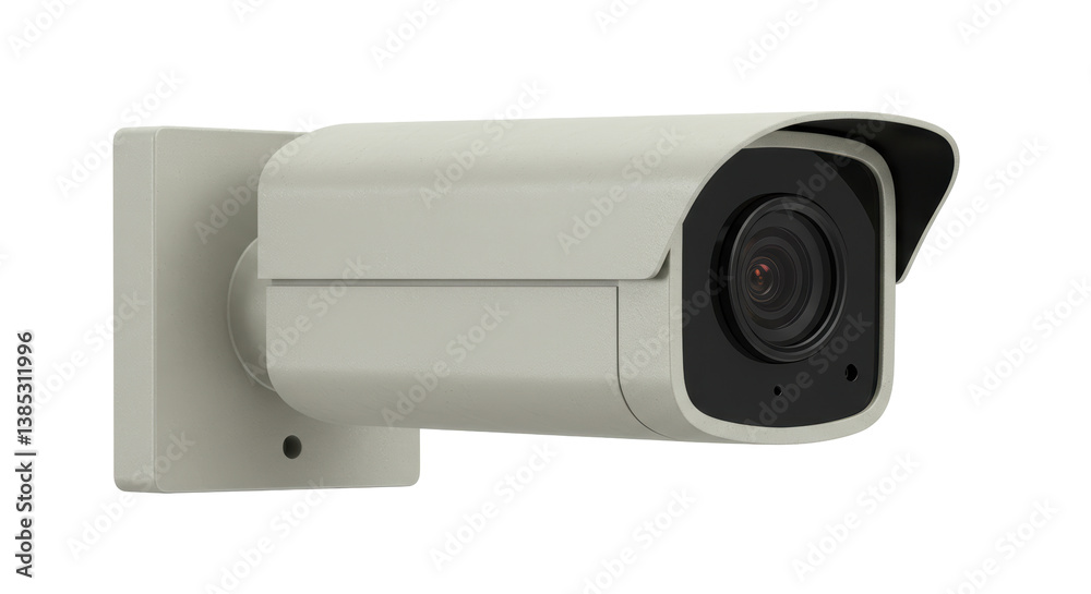 Isolated Outdoor Security Camera with Housing Isolated Outdoor Security Camera with Housing