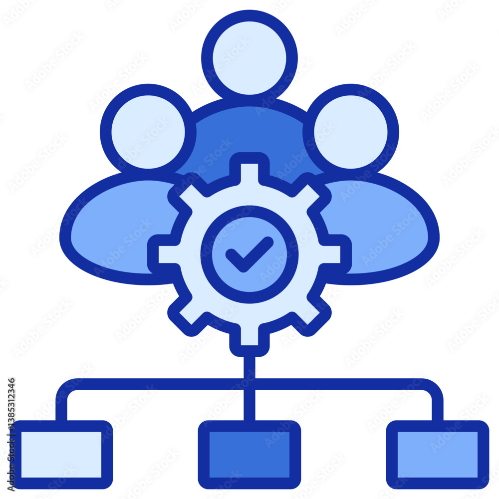 Team Management Icon Team Management Icon