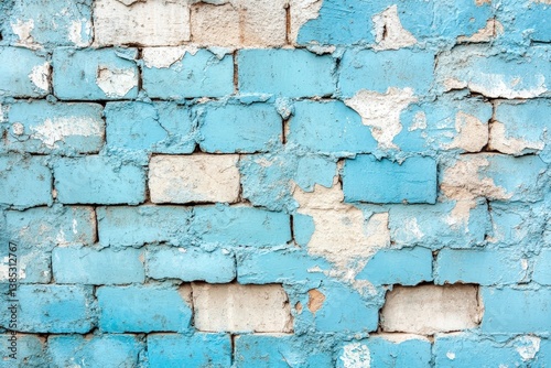 Pastel blue paint concrete stone texture for background in summer wallpaper. Cement and sand wall of tone vintage, Generative AI