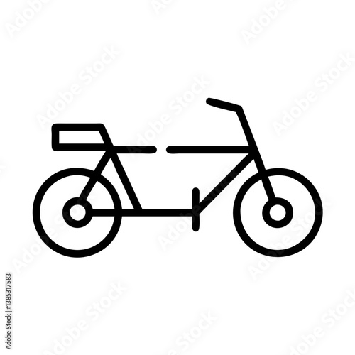 loader-bike flat vector