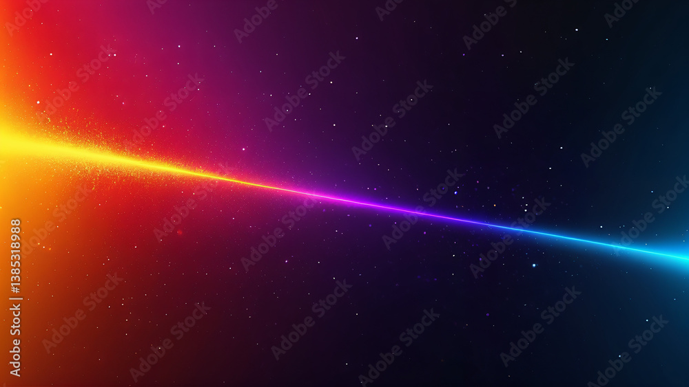 Obraz premium abstract vibrant color gradient beam