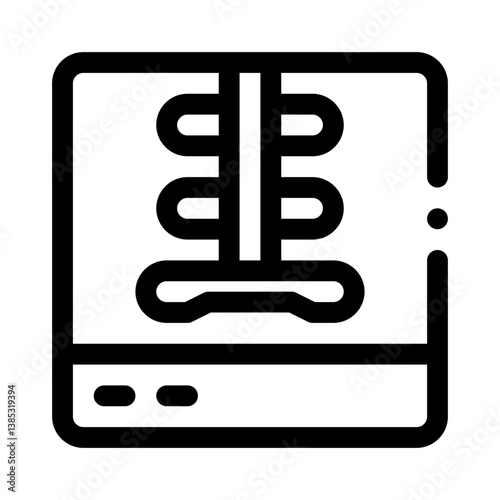 x ray line icon