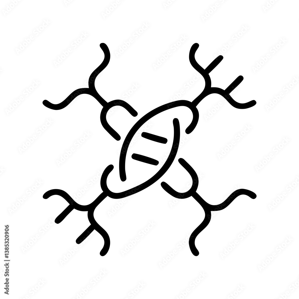 Obraz premium dna flat vector