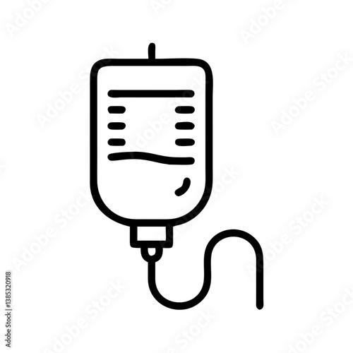 chemotherapy flat vector