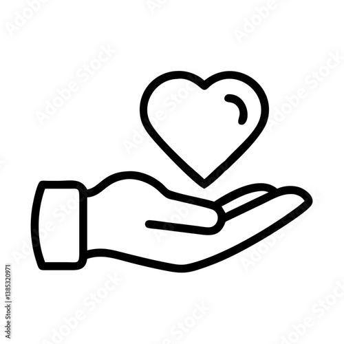 donation flat vector
