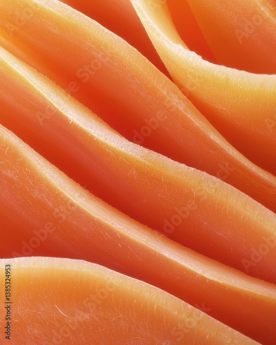 Vibrant Orange Carrot Strips Close Up Fresh Food Healthy Eating Nutrition Photography