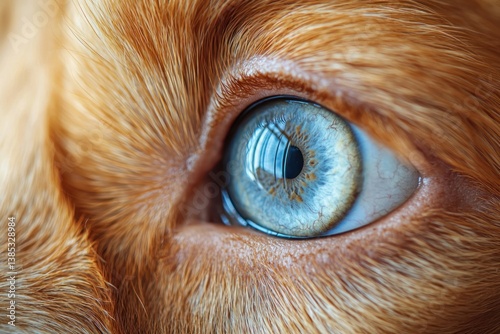 Captivating Canine Gaze: A Close-Up of a Dog's Eye