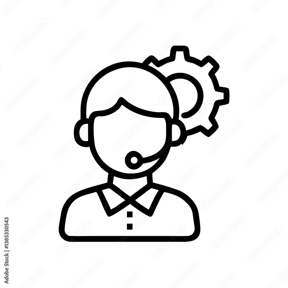 technical-support flat vector technical-support flat vector