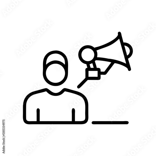 press-event flat vector